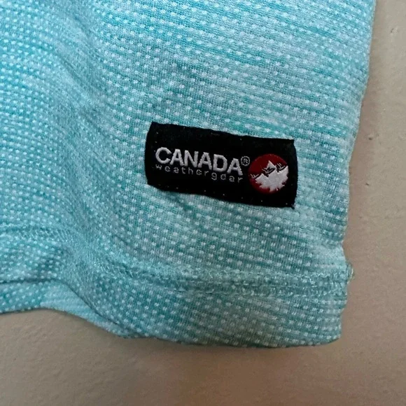 Canada Weather Gear Men’s Performance Tee T-shirt Size XL Blue - Picture 2 of 6